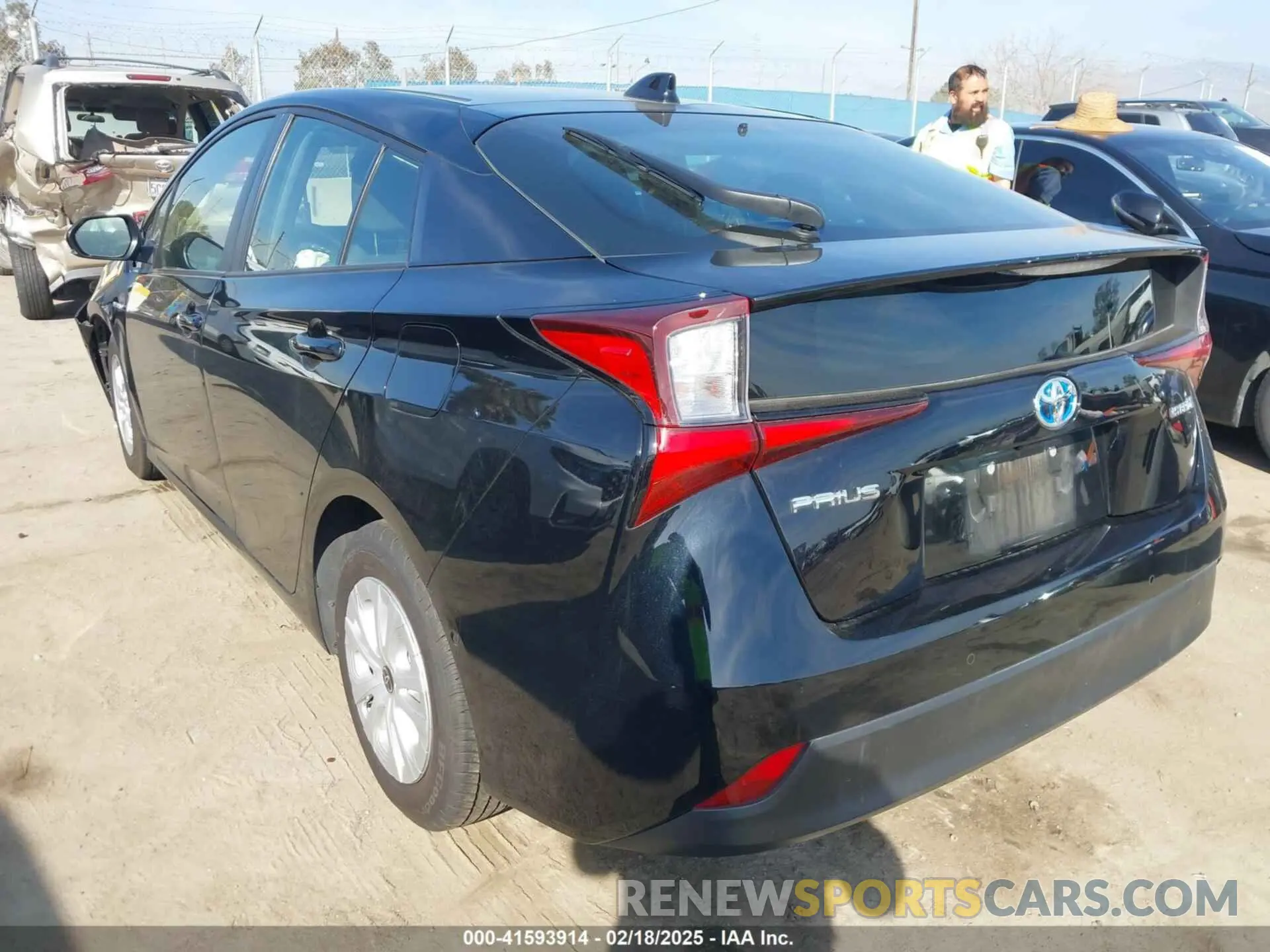 3 Photograph of a damaged car JTDKAMFUXN3163364 TOYOTA PRIUS 2022