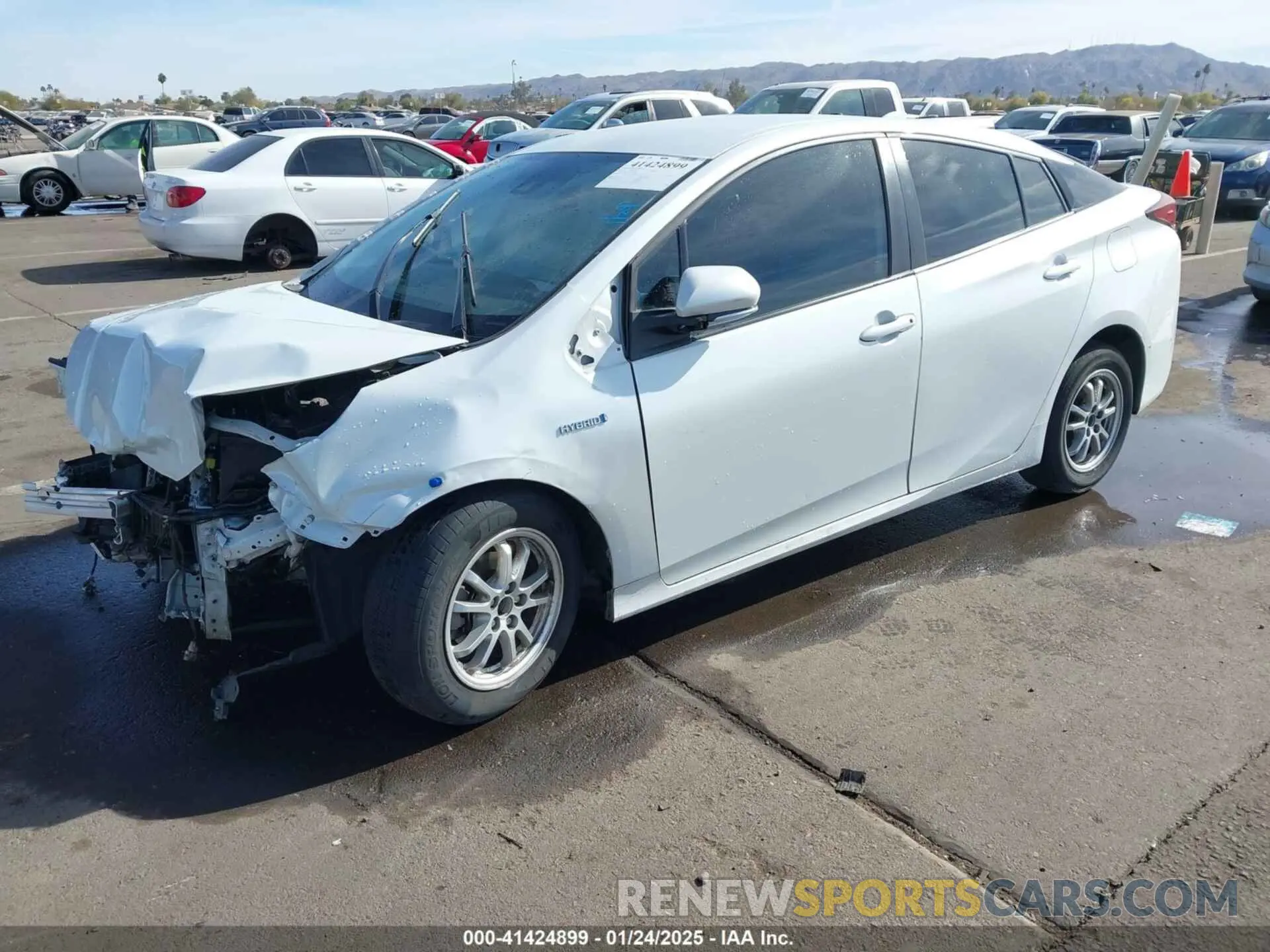 2 Photograph of a damaged car JTDKAMFUXN3179743 TOYOTA PRIUS 2022