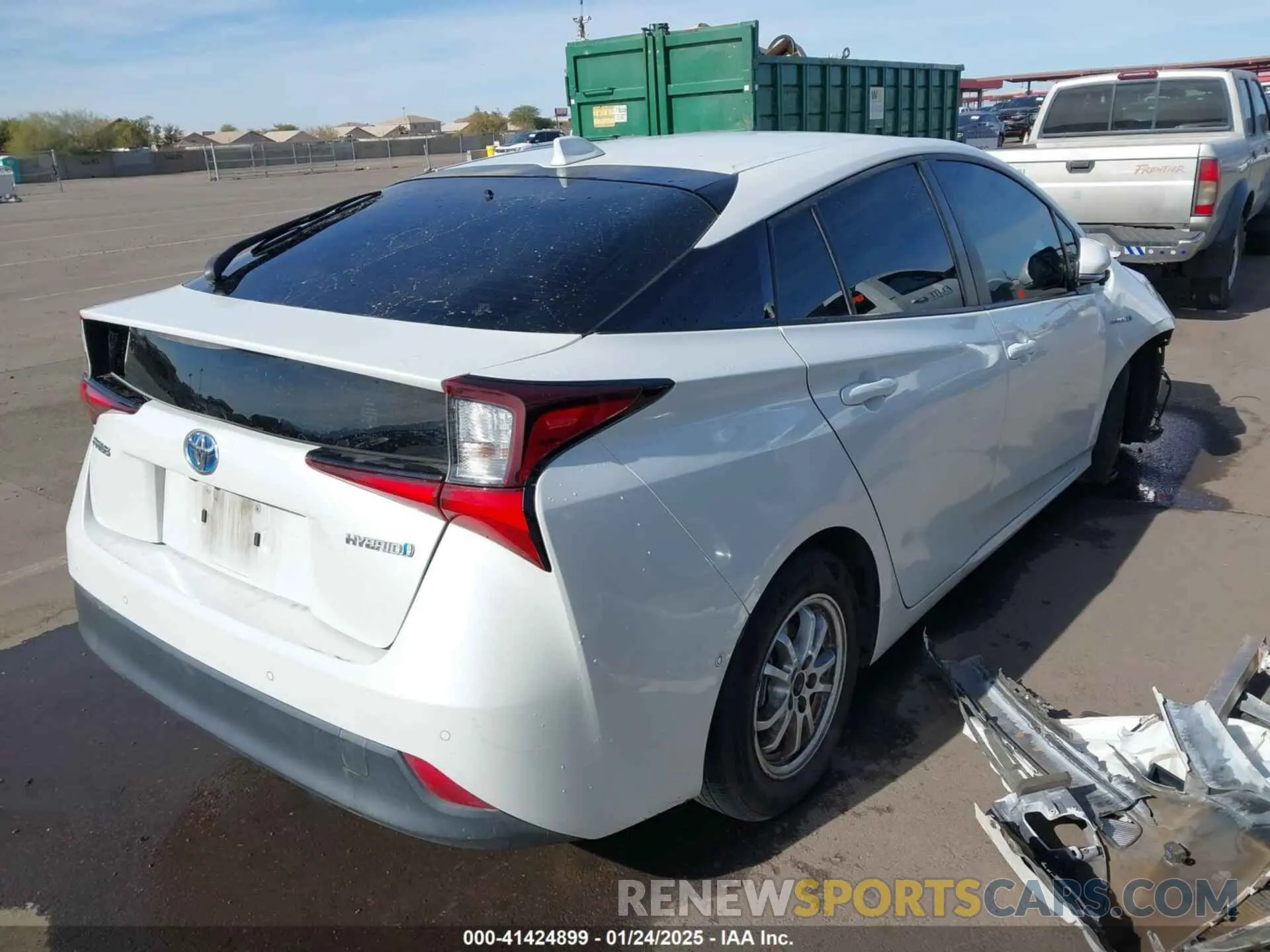 4 Photograph of a damaged car JTDKAMFUXN3179743 TOYOTA PRIUS 2022