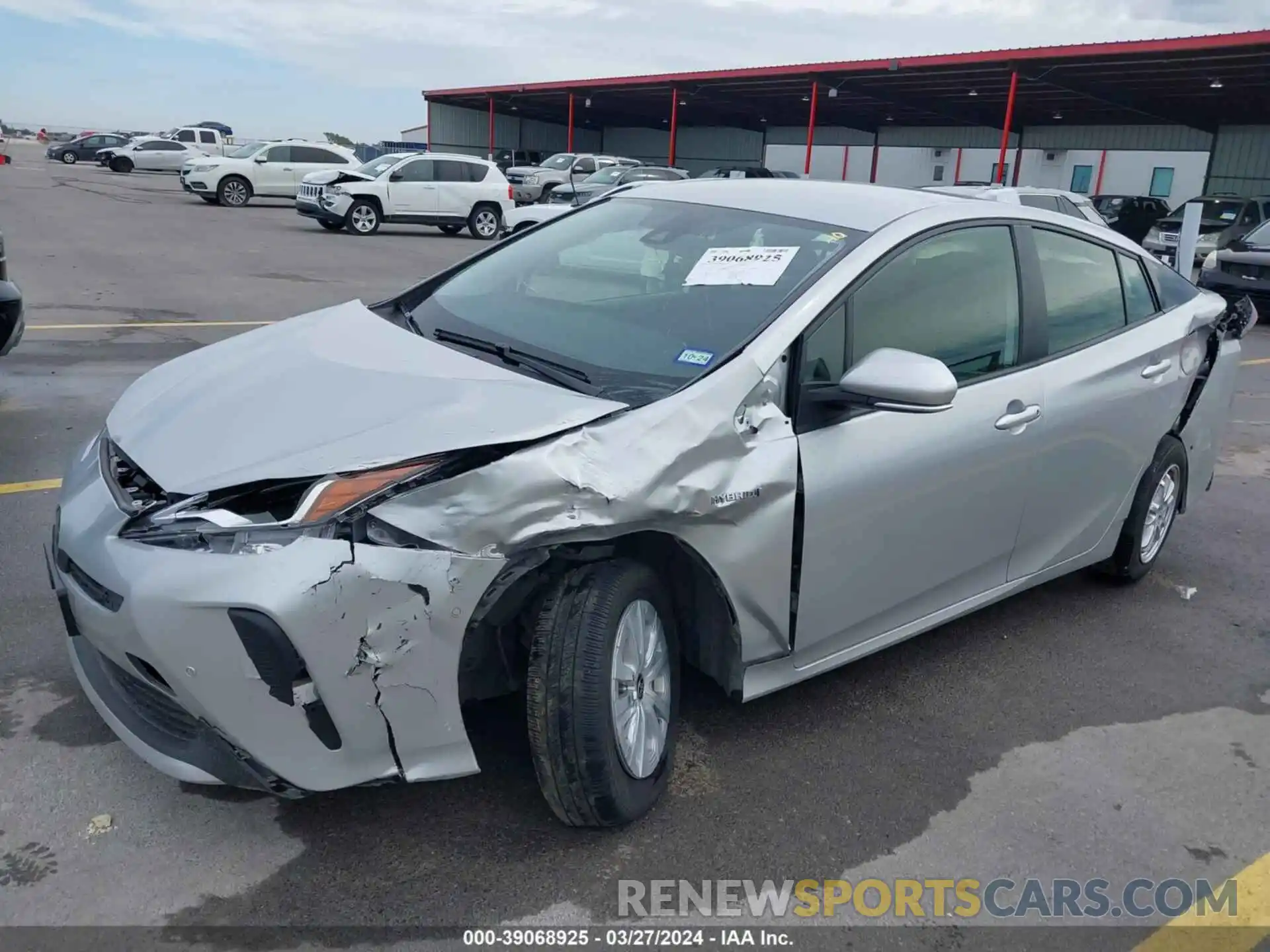 2 Photograph of a damaged car JTDKAMFUXN3189625 TOYOTA PRIUS 2022