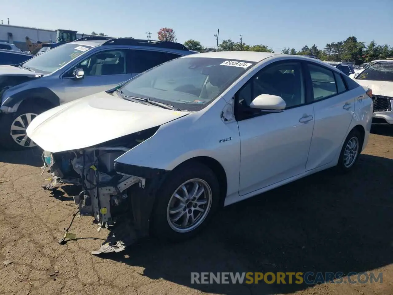 1 Photograph of a damaged car JTDL9MFU0N3034787 TOYOTA PRIUS 2022