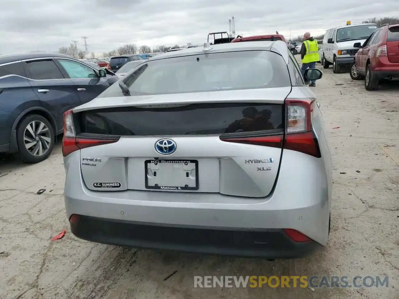 6 Photograph of a damaged car JTDL9MFU0N3035910 TOYOTA PRIUS 2022