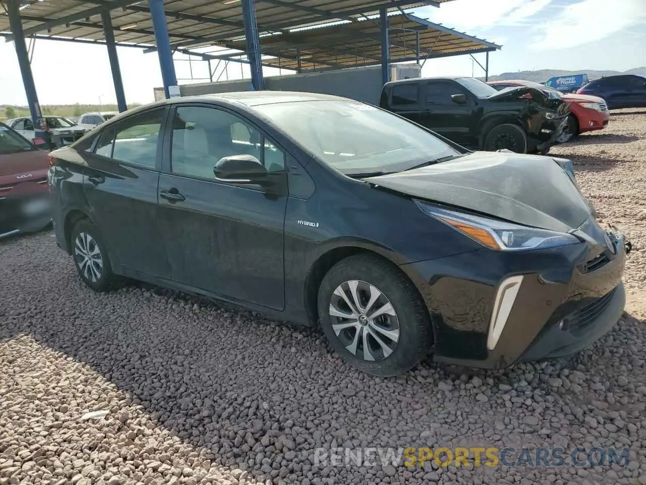 4 Photograph of a damaged car JTDL9MFU1N3039755 TOYOTA PRIUS 2022