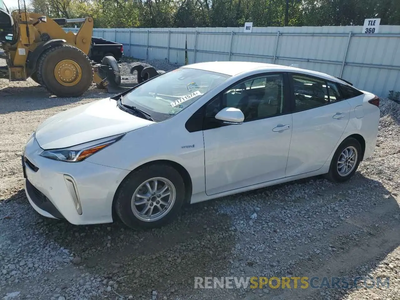 1 Photograph of a damaged car JTDL9MFU2N3032636 TOYOTA PRIUS 2022