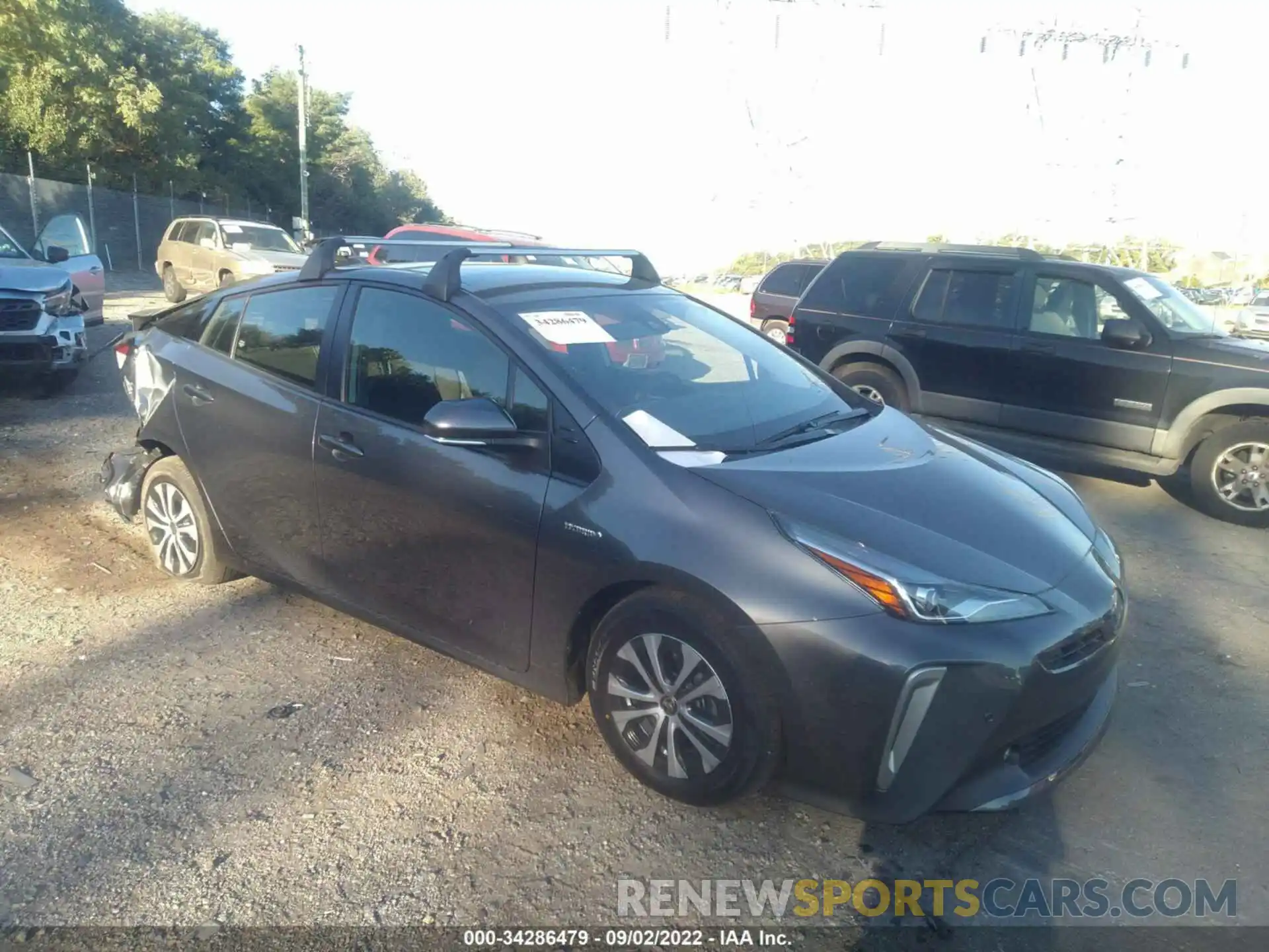 1 Photograph of a damaged car JTDL9MFU2N3038954 TOYOTA PRIUS 2022