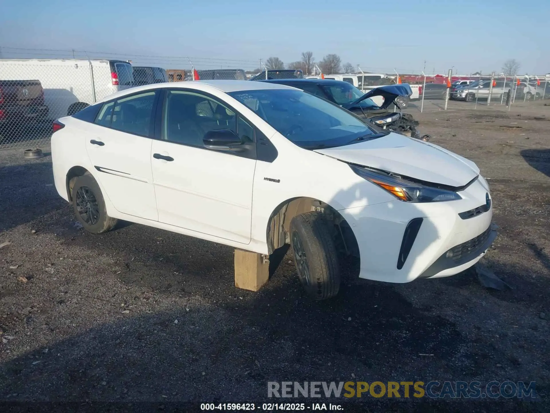 1 Photograph of a damaged car JTDL9MFU4N3037305 TOYOTA PRIUS 2022