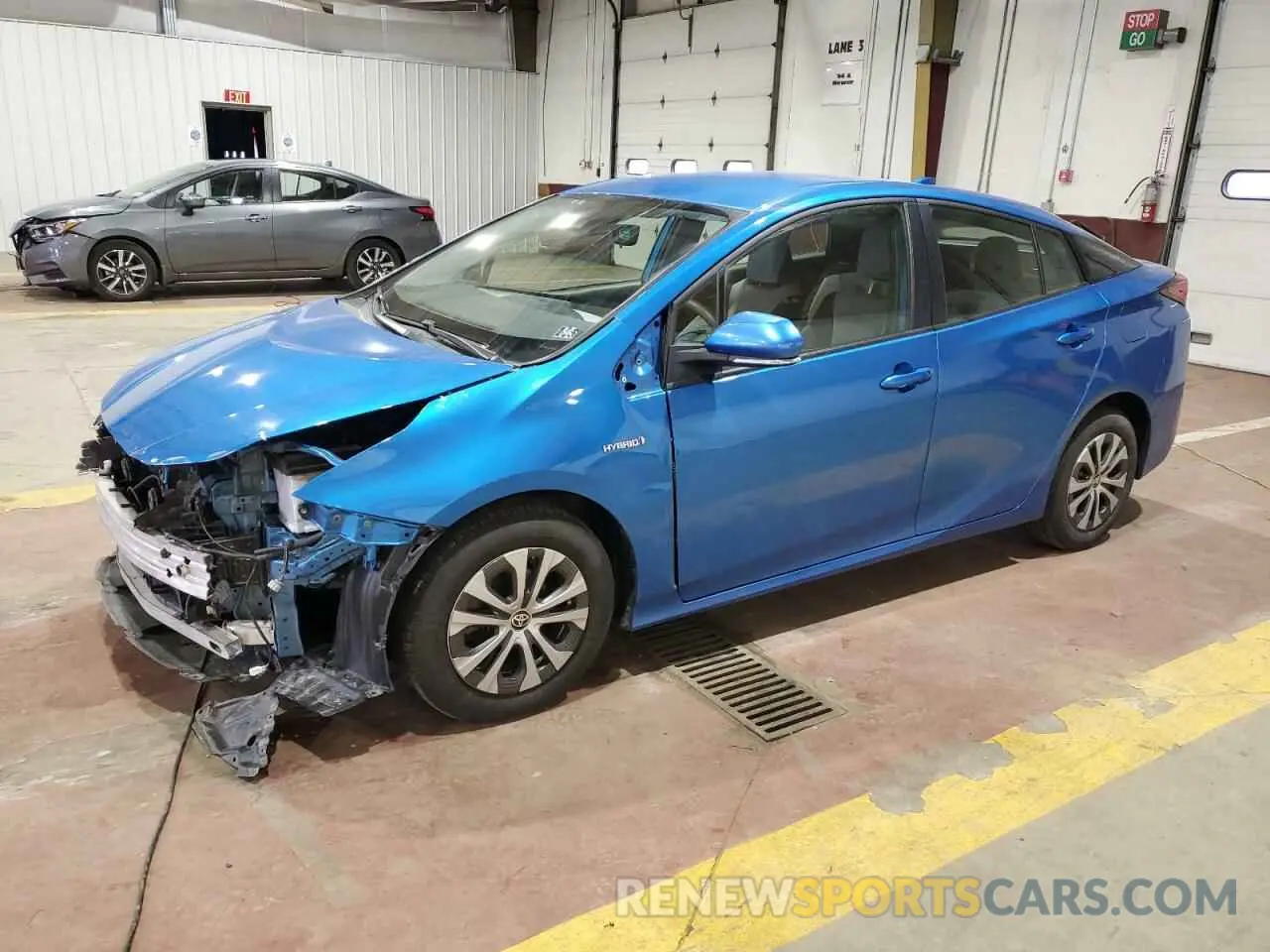 1 Photograph of a damaged car JTDL9MFU4N3041645 TOYOTA PRIUS 2022