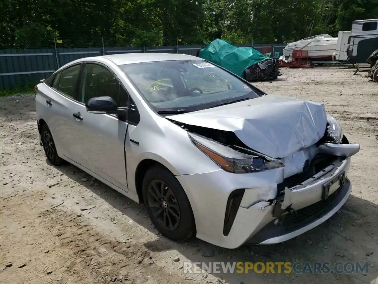 1 Photograph of a damaged car JTDL9MFU6N3037161 TOYOTA PRIUS 2022