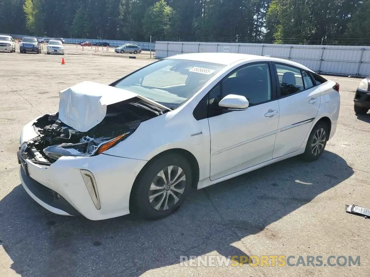 1 Photograph of a damaged car JTDL9MFU6N3039296 TOYOTA PRIUS 2022