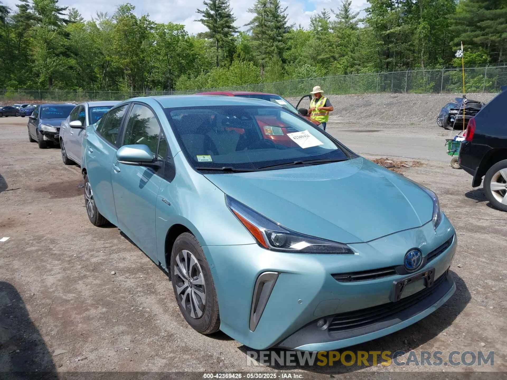 1 Photograph of a damaged car JTDL9MFU7N3032521 TOYOTA PRIUS 2022