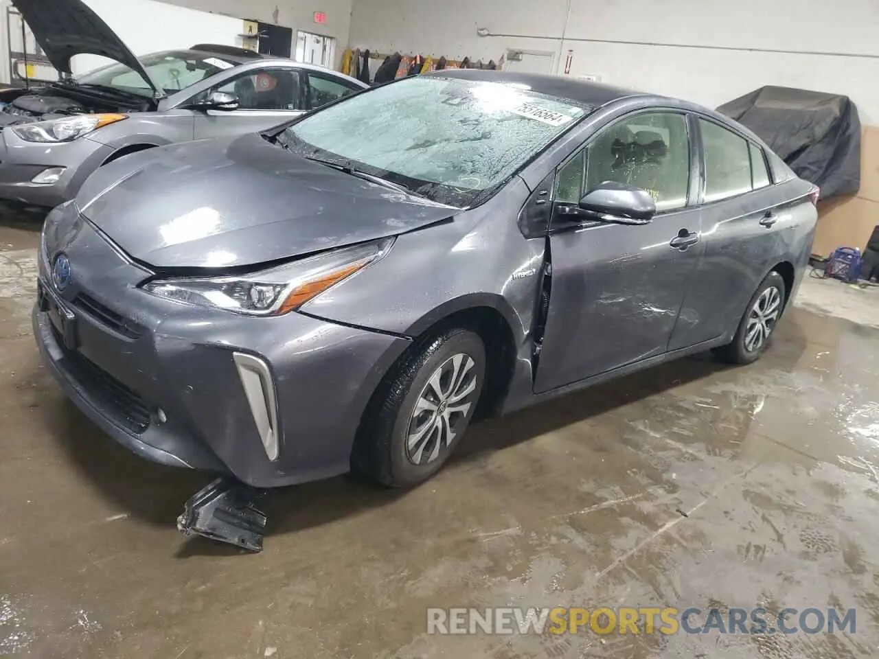 1 Photograph of a damaged car JTDL9MFU7N3034205 TOYOTA PRIUS 2022