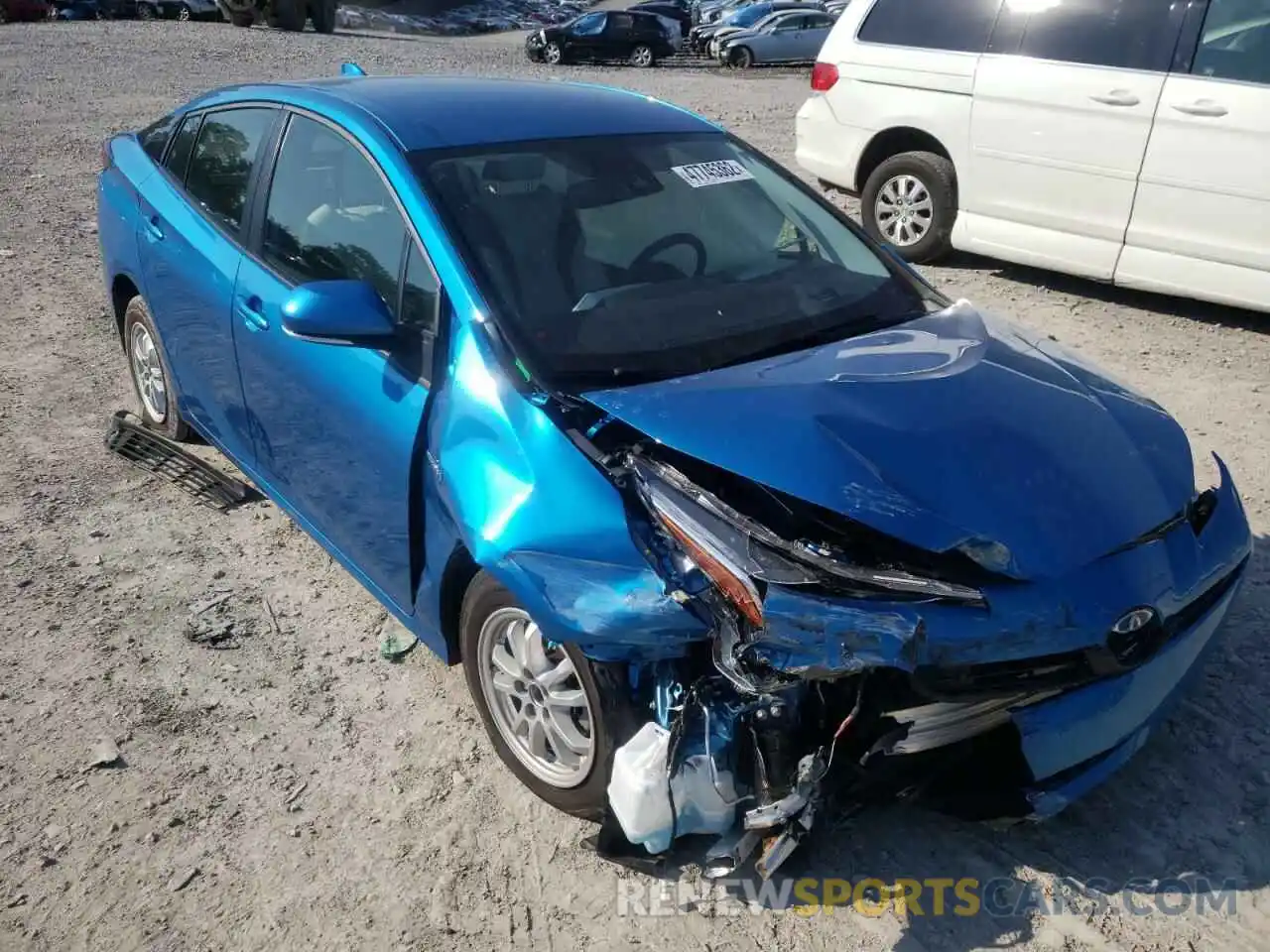 1 Photograph of a damaged car JTDL9MFU8N3031796 TOYOTA PRIUS 2022