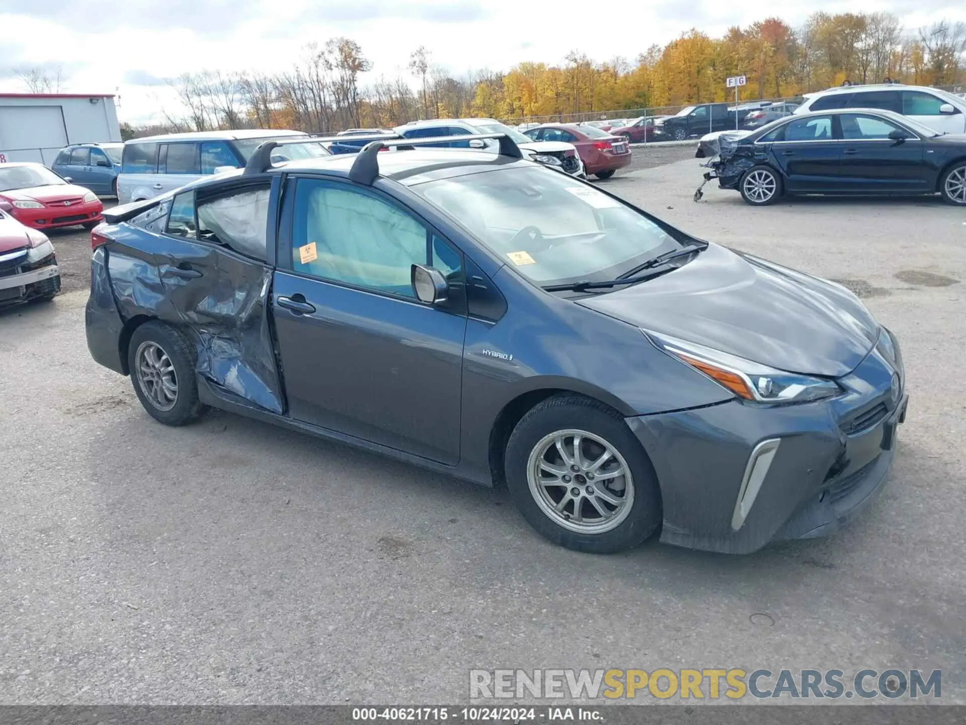 1 Photograph of a damaged car JTDL9MFU8N3040157 TOYOTA PRIUS 2022