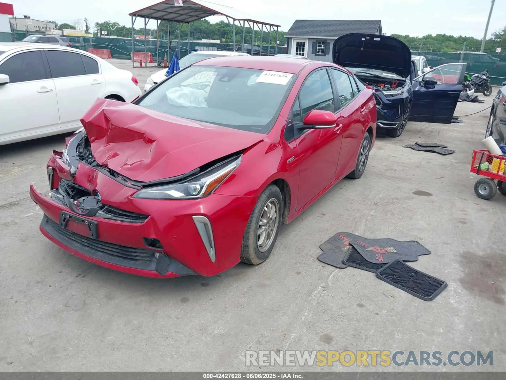 2 Photograph of a damaged car JTDL9MFU9N3034304 TOYOTA PRIUS 2022