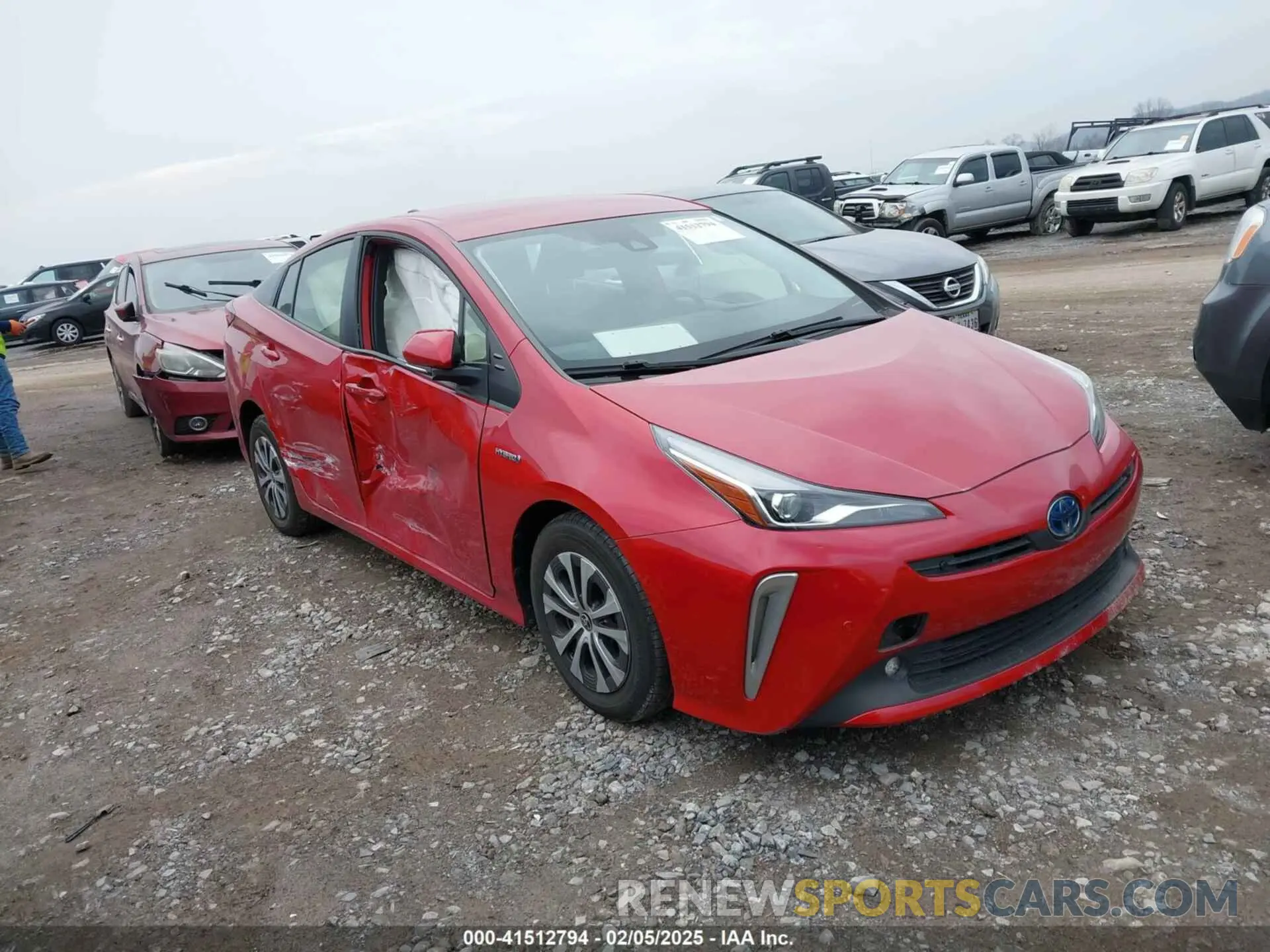 1 Photograph of a damaged car JTDL9MFU9N3035002 TOYOTA PRIUS 2022