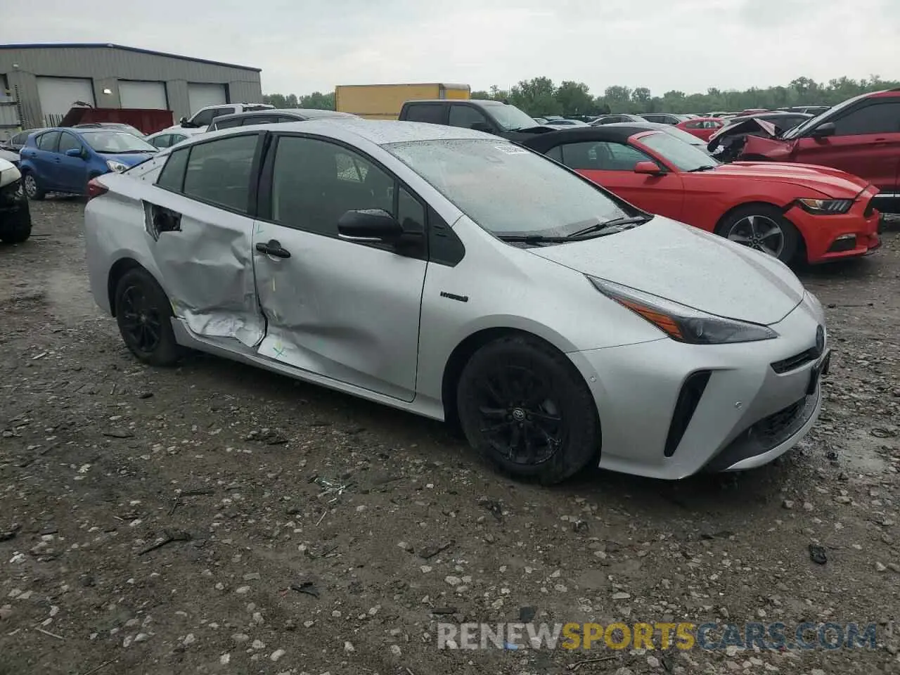 4 Photograph of a damaged car JTDL9MFU9N3037543 TOYOTA PRIUS 2022