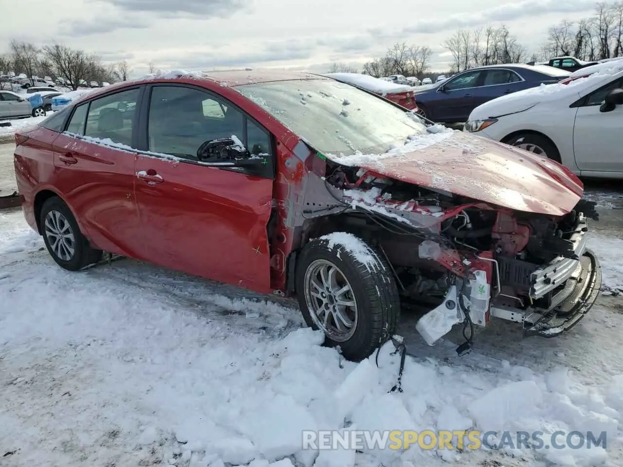 4 Photograph of a damaged car JTDL9MFUXN3038670 TOYOTA PRIUS 2022
