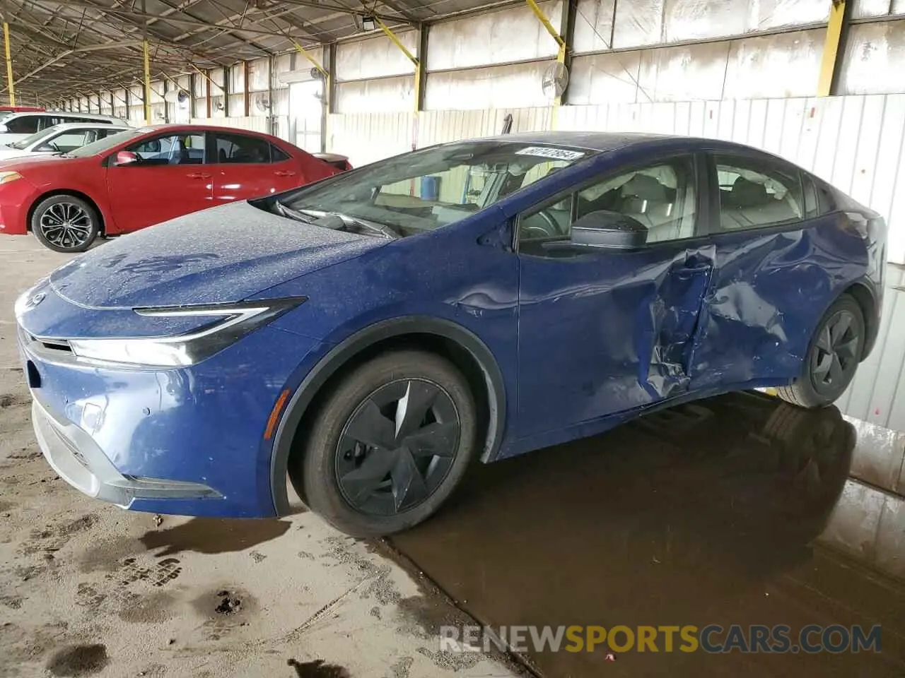 1 Photograph of a damaged car JTDACAAU0P3006795 TOYOTA PRIUS 2023