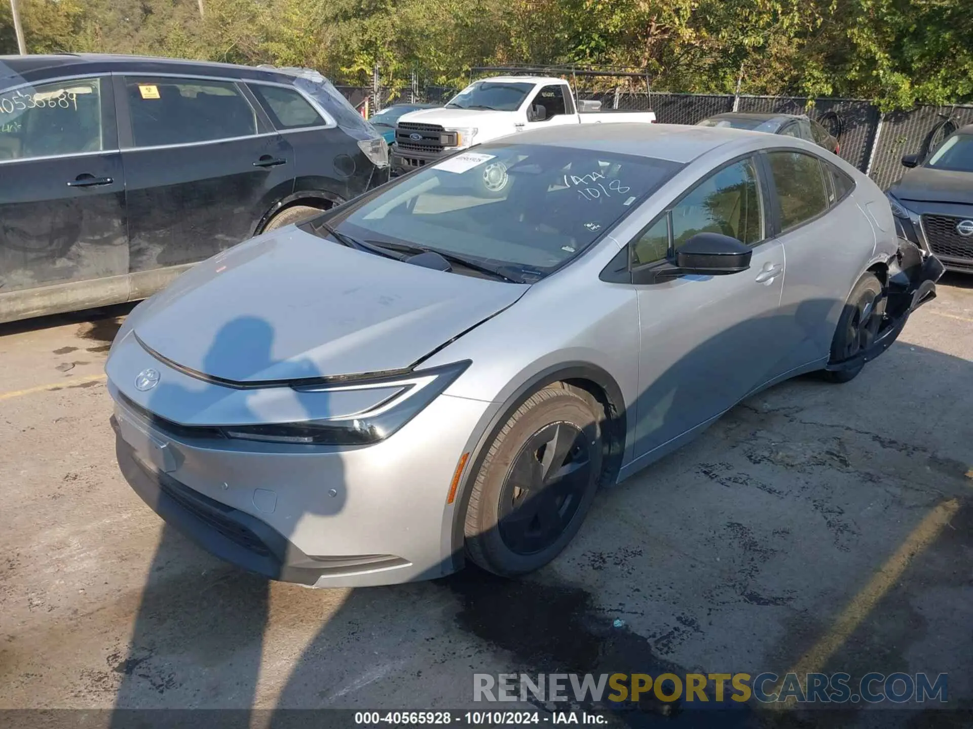 2 Photograph of a damaged car JTDACAAU0P3009728 TOYOTA PRIUS 2023