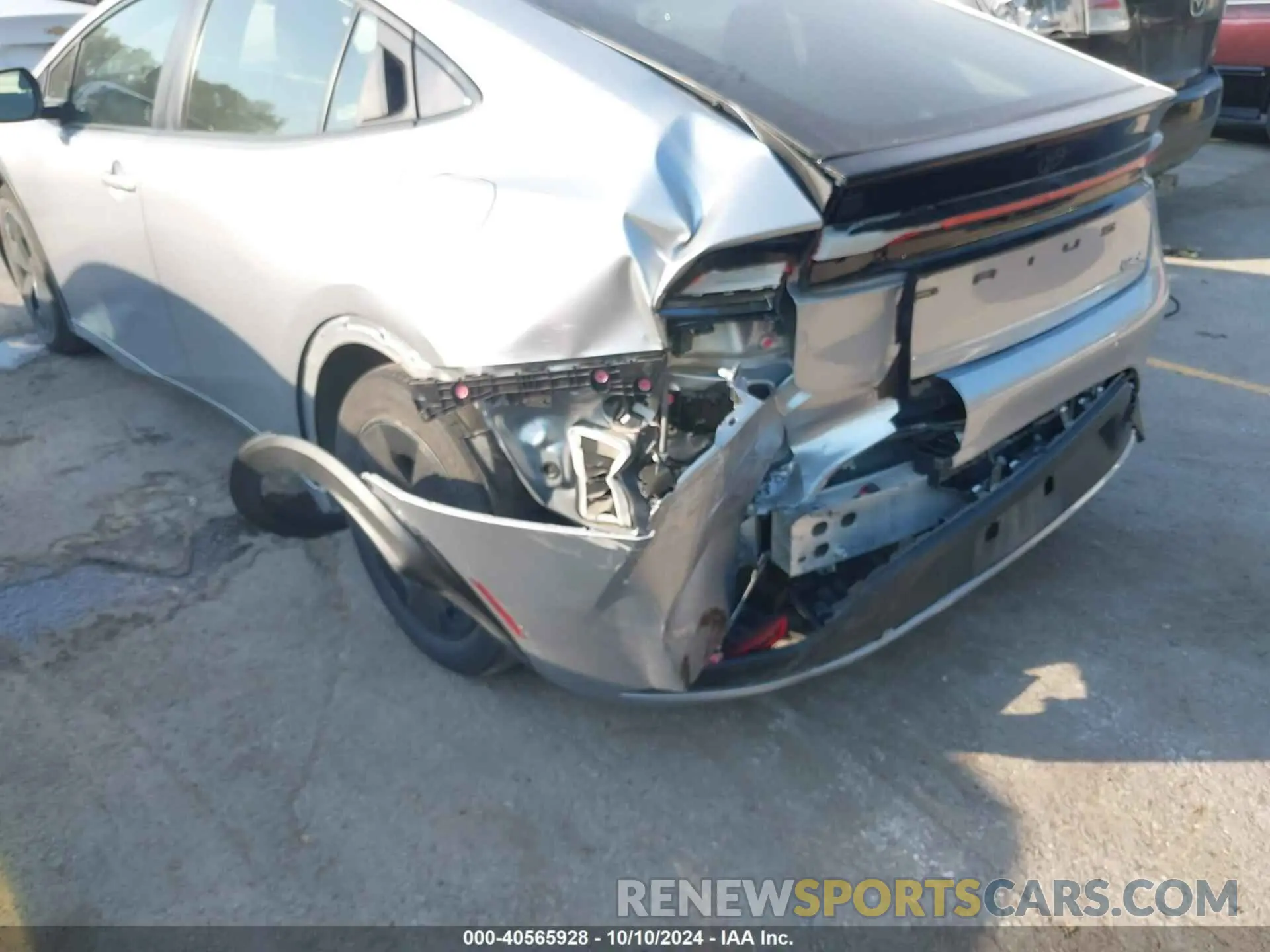 6 Photograph of a damaged car JTDACAAU0P3009728 TOYOTA PRIUS 2023