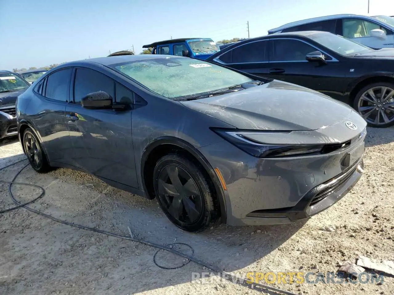 4 Photograph of a damaged car JTDACAAU1P3002299 TOYOTA PRIUS 2023