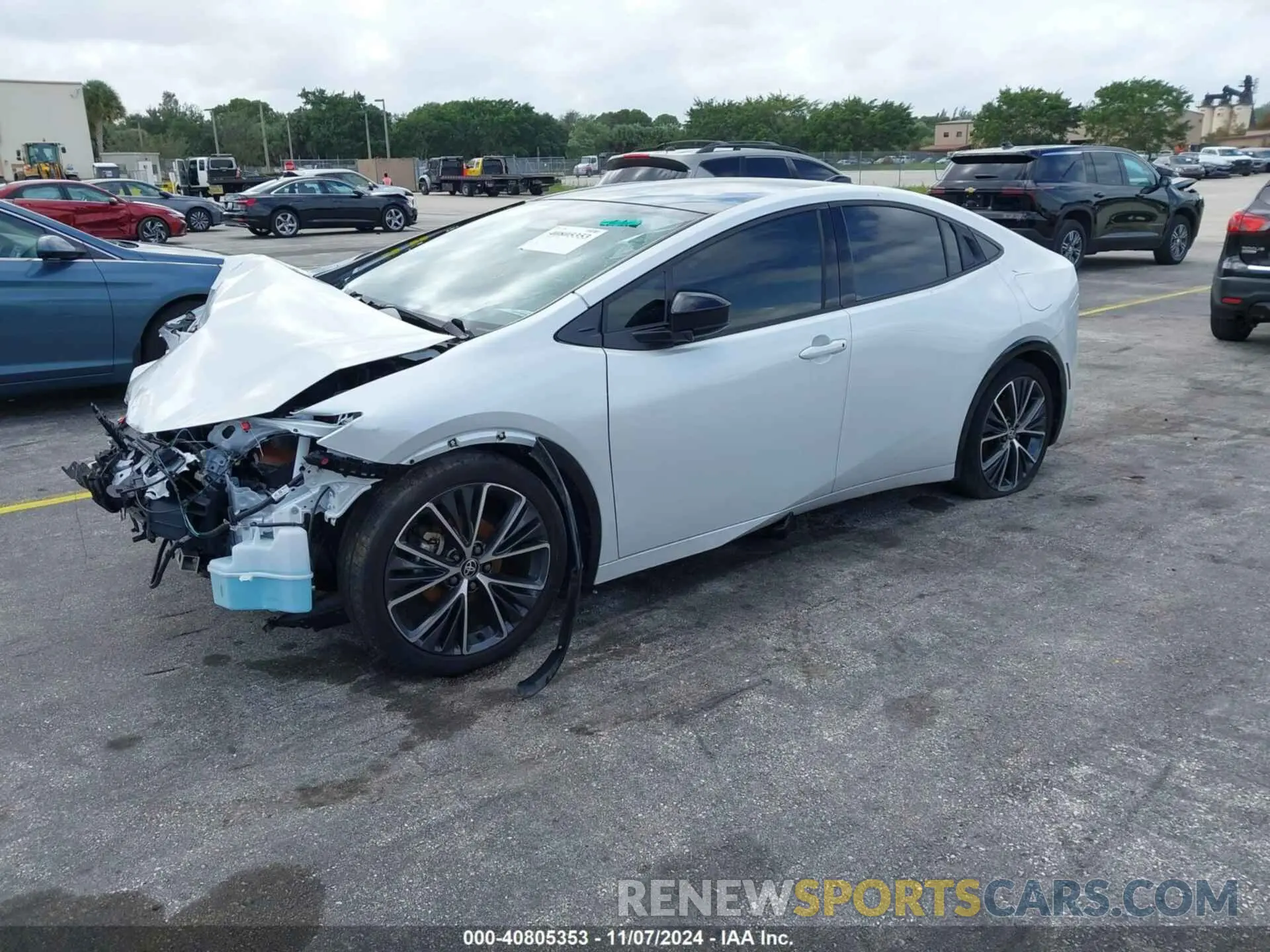 2 Photograph of a damaged car JTDACAAU1P3003100 TOYOTA PRIUS 2023