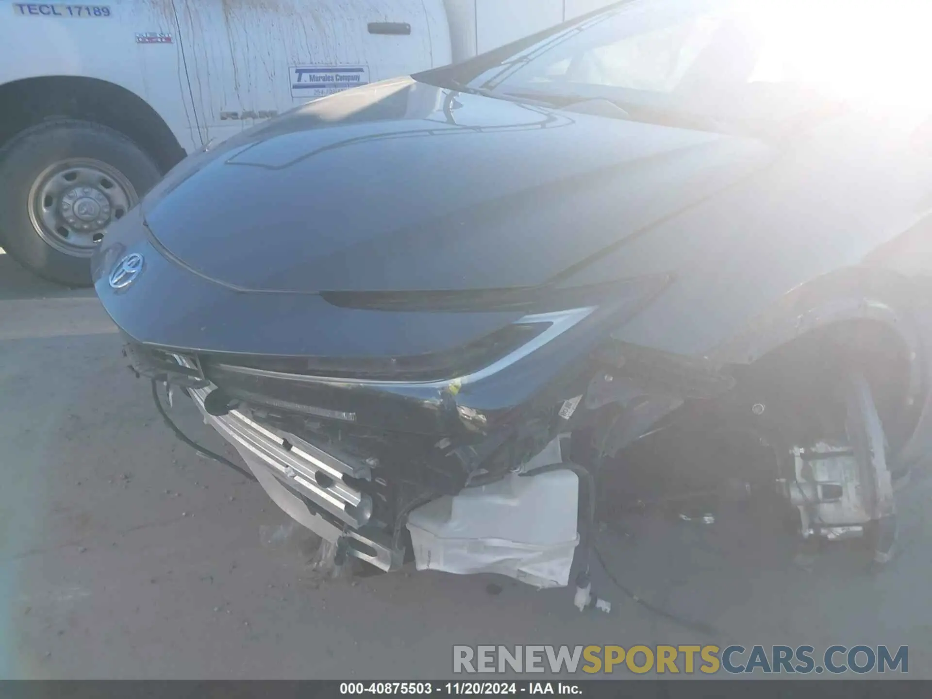 19 Photograph of a damaged car JTDACAAU2P3004417 TOYOTA PRIUS 2023