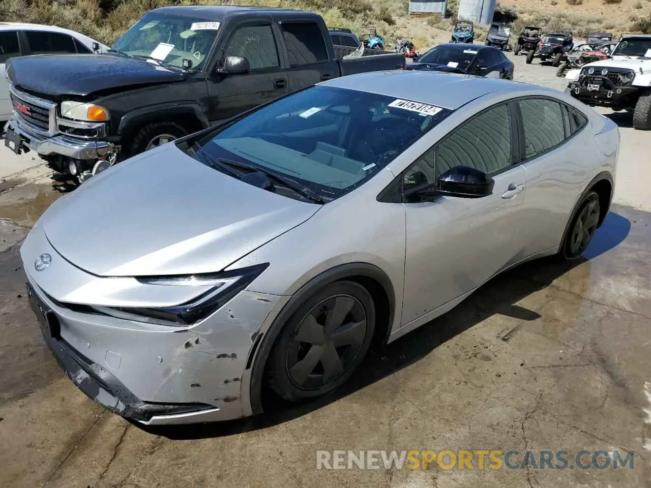 1 Photograph of a damaged car JTDACAAU2P3004997 TOYOTA PRIUS 2023