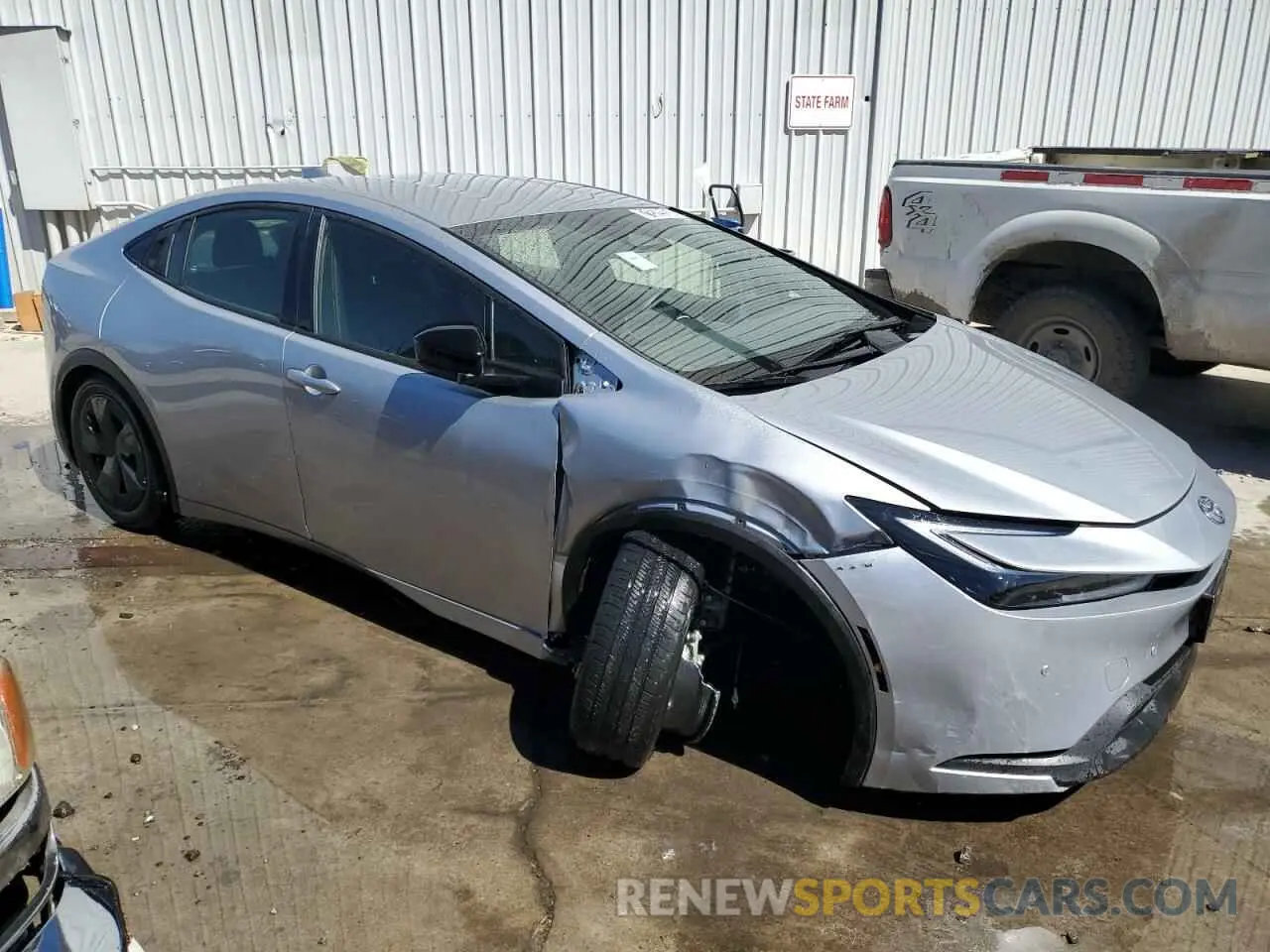 4 Photograph of a damaged car JTDACAAU2P3004997 TOYOTA PRIUS 2023