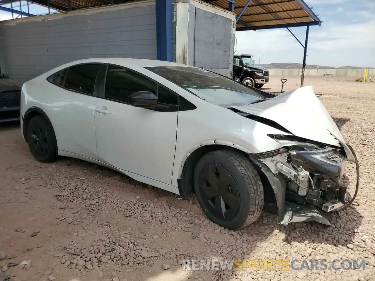 4 Photograph of a damaged car JTDACAAU2P3011271 TOYOTA PRIUS 2023