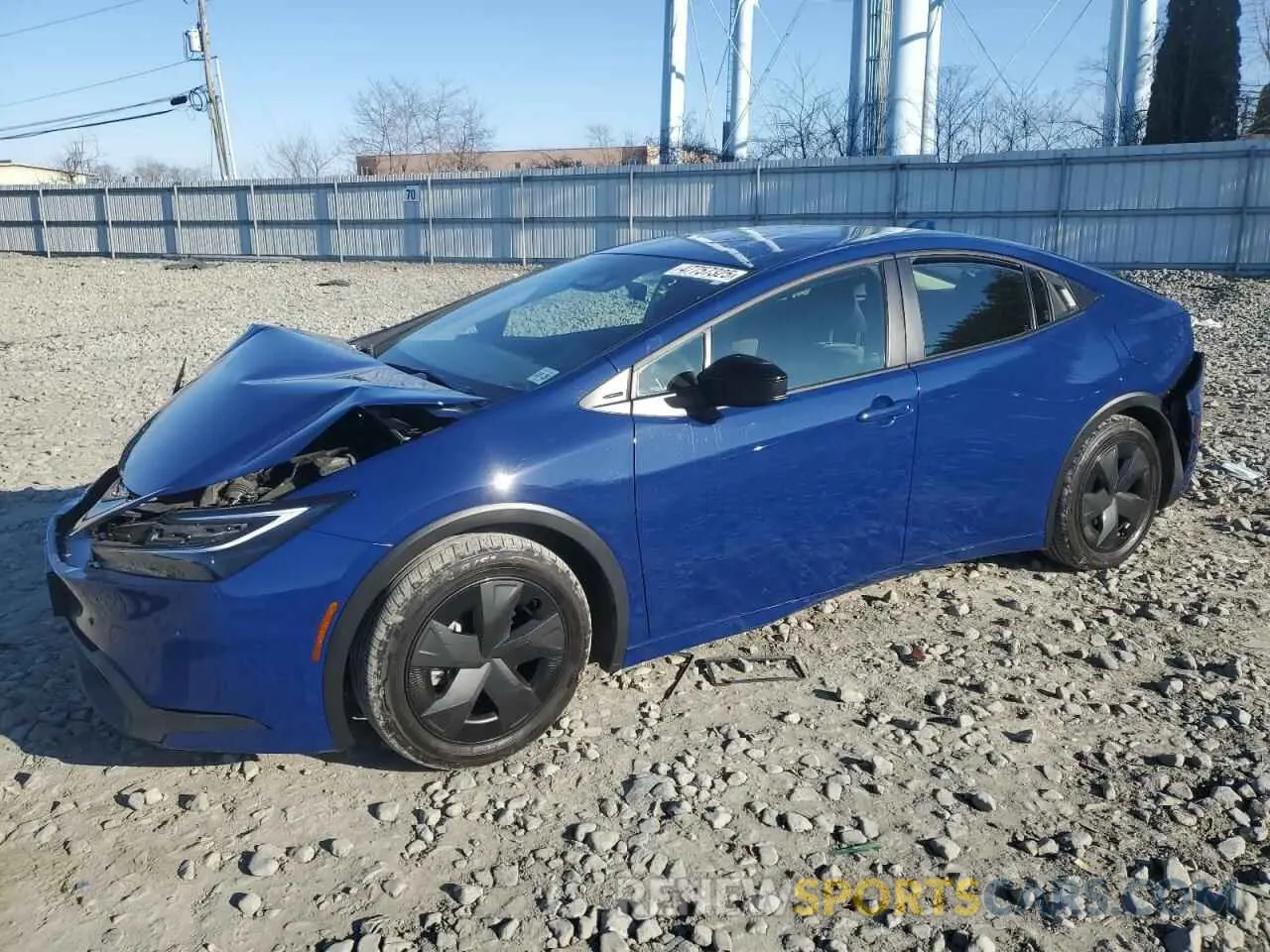 1 Photograph of a damaged car JTDACAAU2P3014431 TOYOTA PRIUS 2023