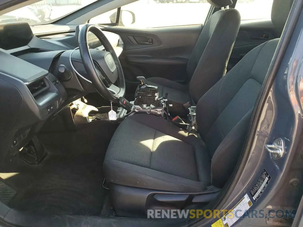 7 Photograph of a damaged car JTDACAAU3P3000487 TOYOTA PRIUS 2023