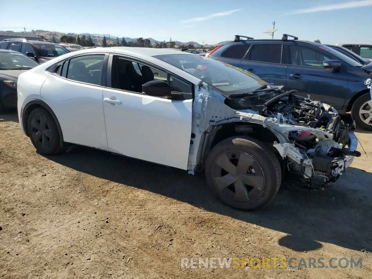 4 Photograph of a damaged car JTDACAAU3P3000537 TOYOTA PRIUS 2023