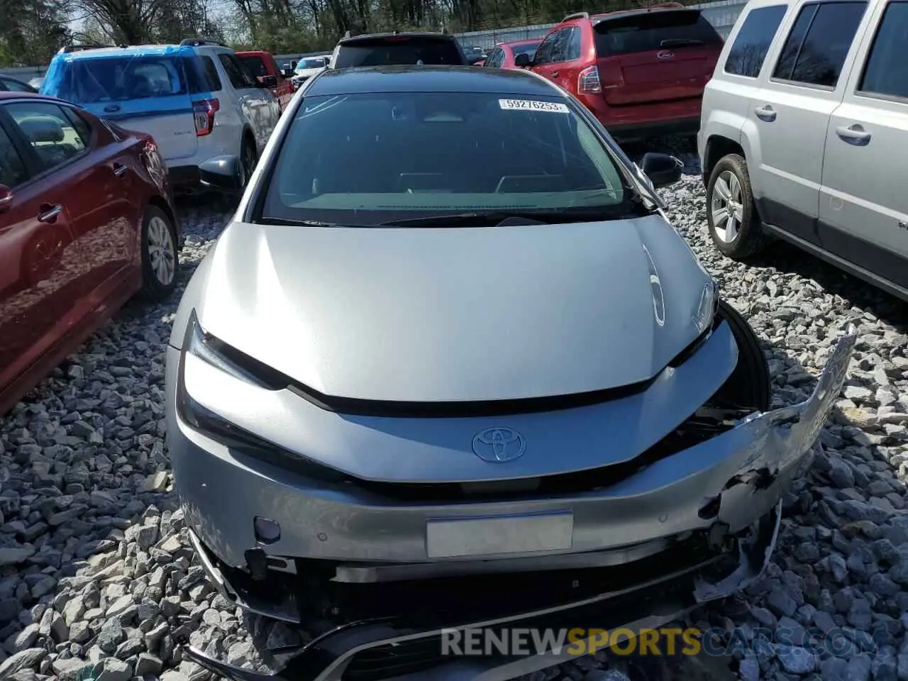 5 Photograph of a damaged car JTDACAAU3P3003793 TOYOTA PRIUS 2023