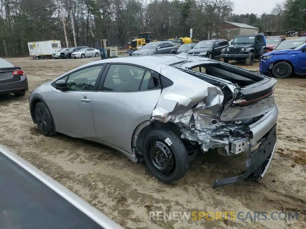 2 Photograph of a damaged car JTDACAAU3P3004331 TOYOTA PRIUS 2023