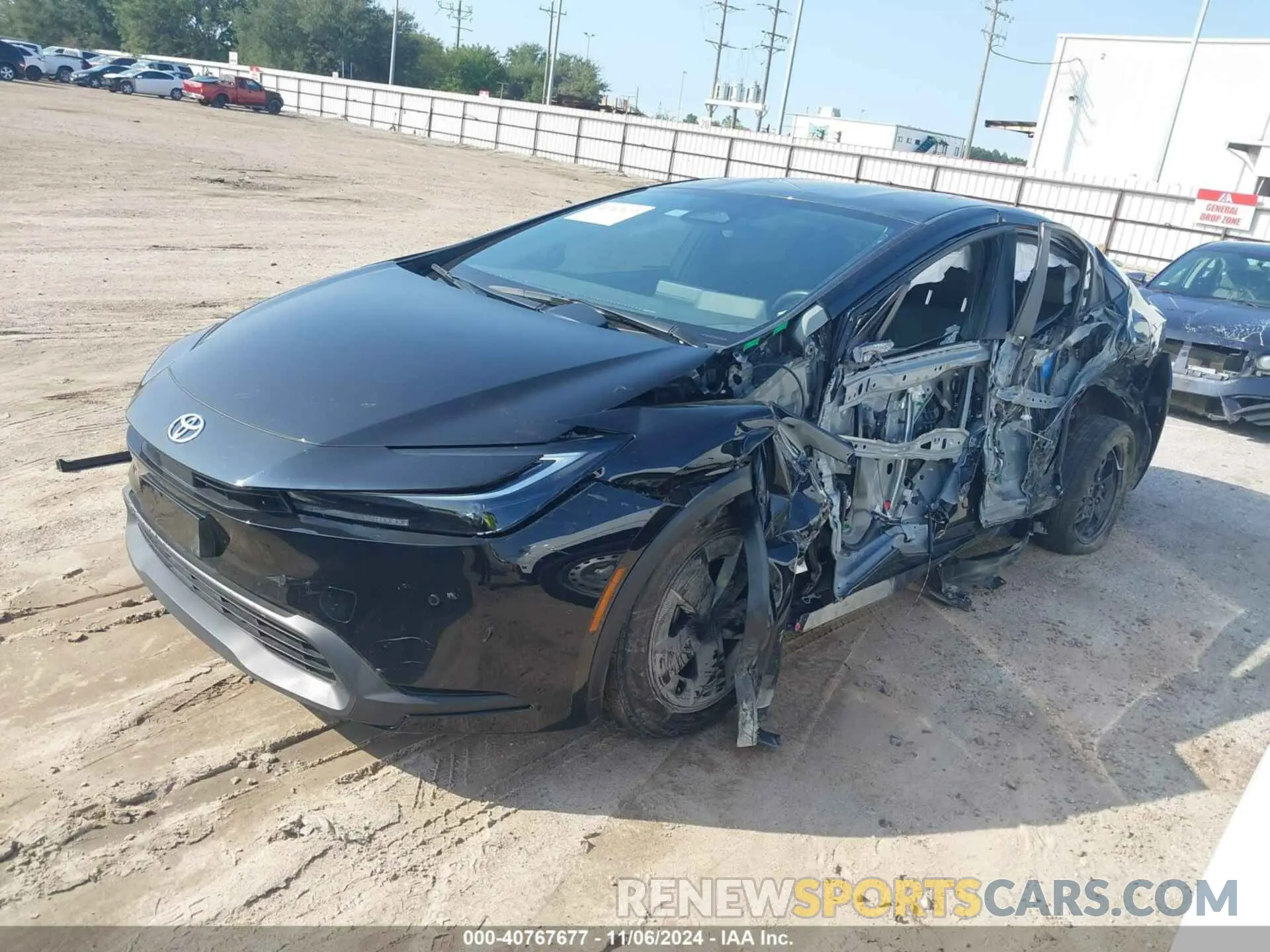 2 Photograph of a damaged car JTDACAAU3P3004460 TOYOTA PRIUS 2023