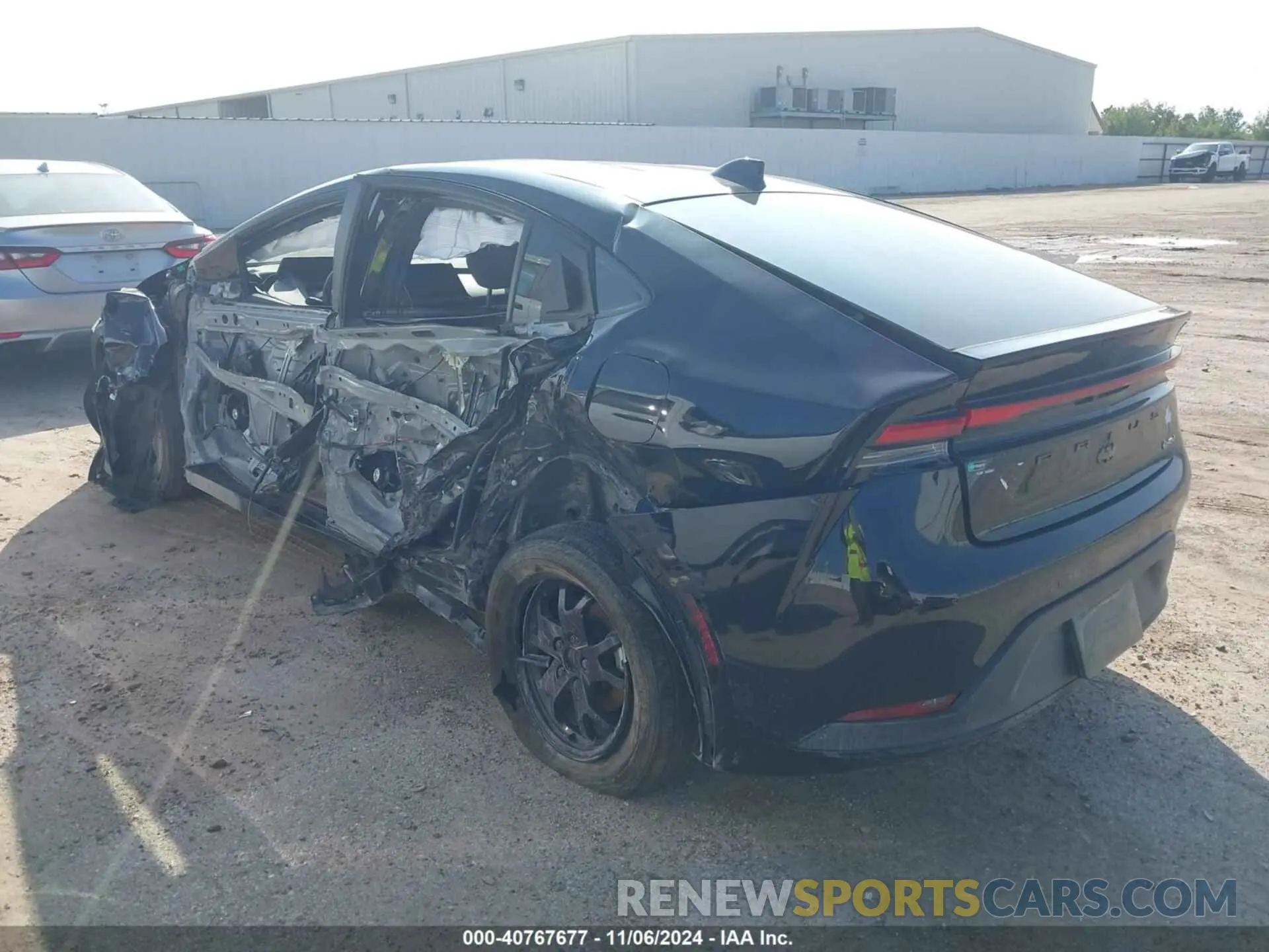 3 Photograph of a damaged car JTDACAAU3P3004460 TOYOTA PRIUS 2023