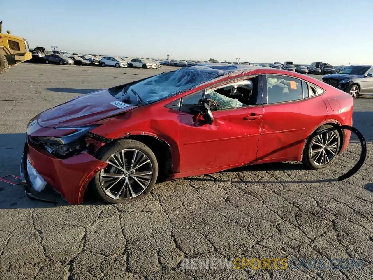 1 Photograph of a damaged car JTDACAAU3P3005009 TOYOTA PRIUS 2023