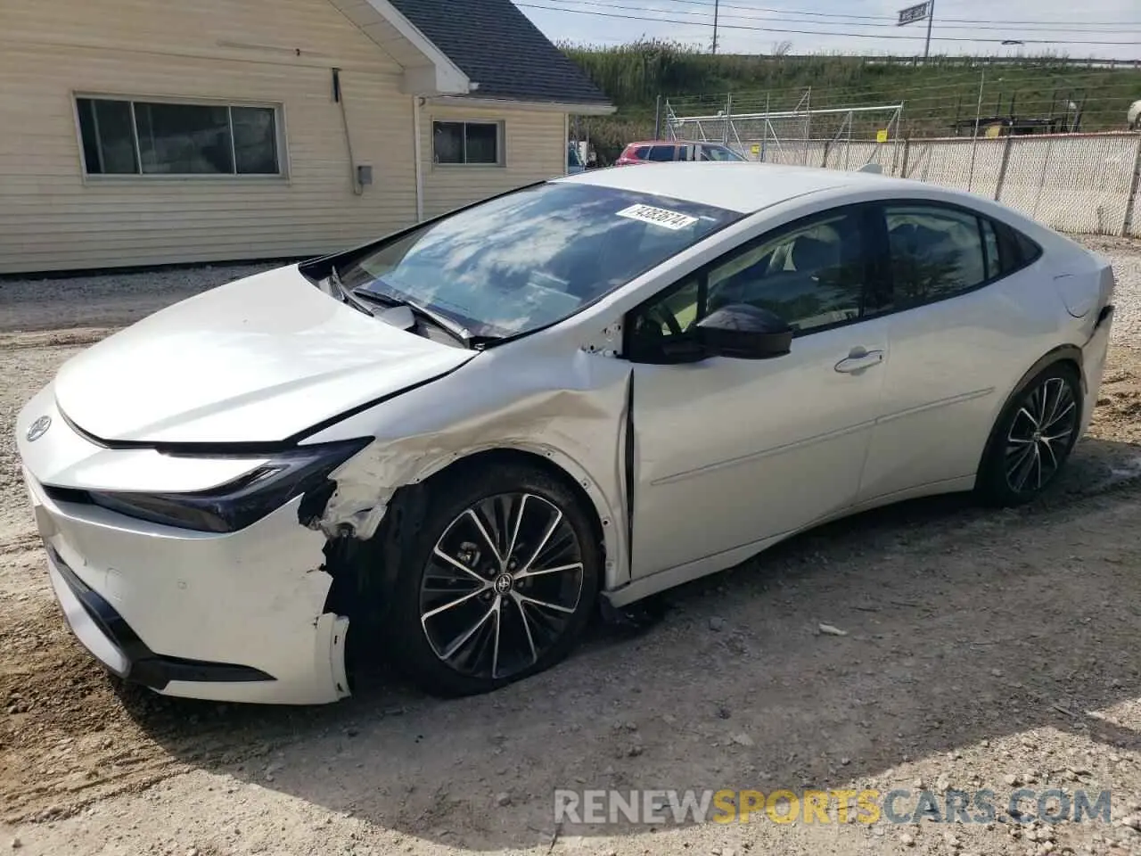 1 Photograph of a damaged car JTDACAAU3P3012249 TOYOTA PRIUS 2023