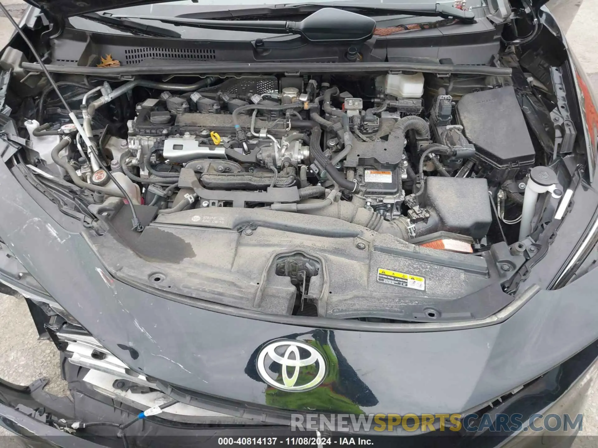 10 Photograph of a damaged car JTDACAAU4P3009537 TOYOTA PRIUS 2023