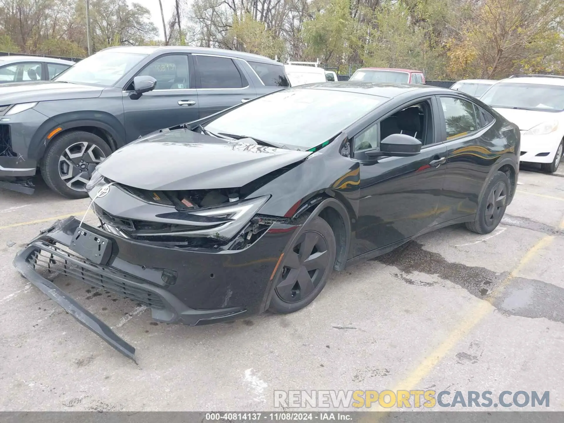 2 Photograph of a damaged car JTDACAAU4P3009537 TOYOTA PRIUS 2023