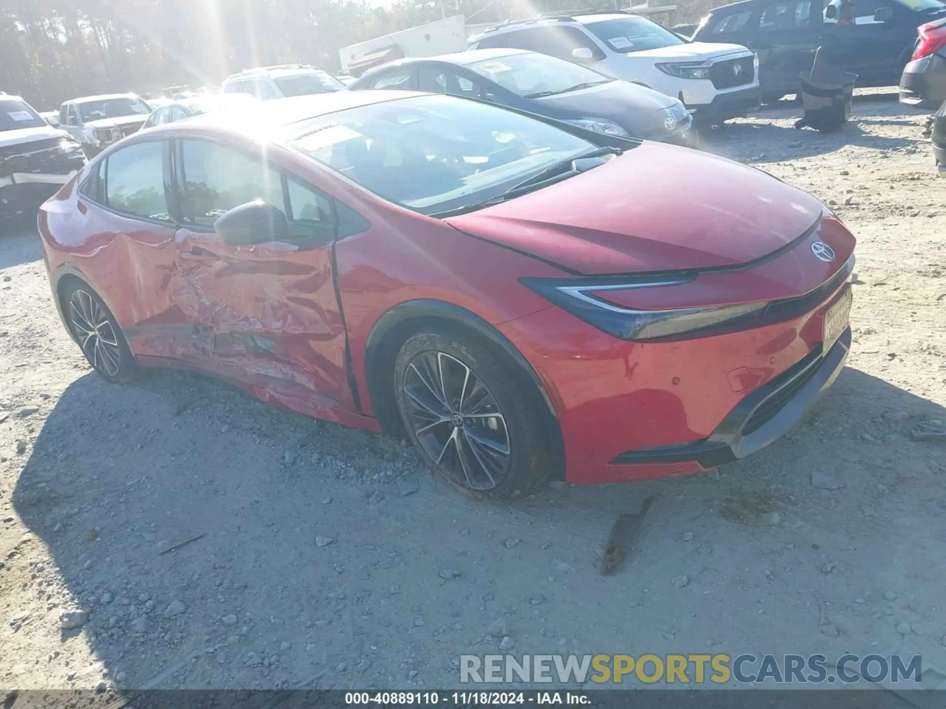 1 Photograph of a damaged car JTDACAAU4P3013801 TOYOTA PRIUS 2023
