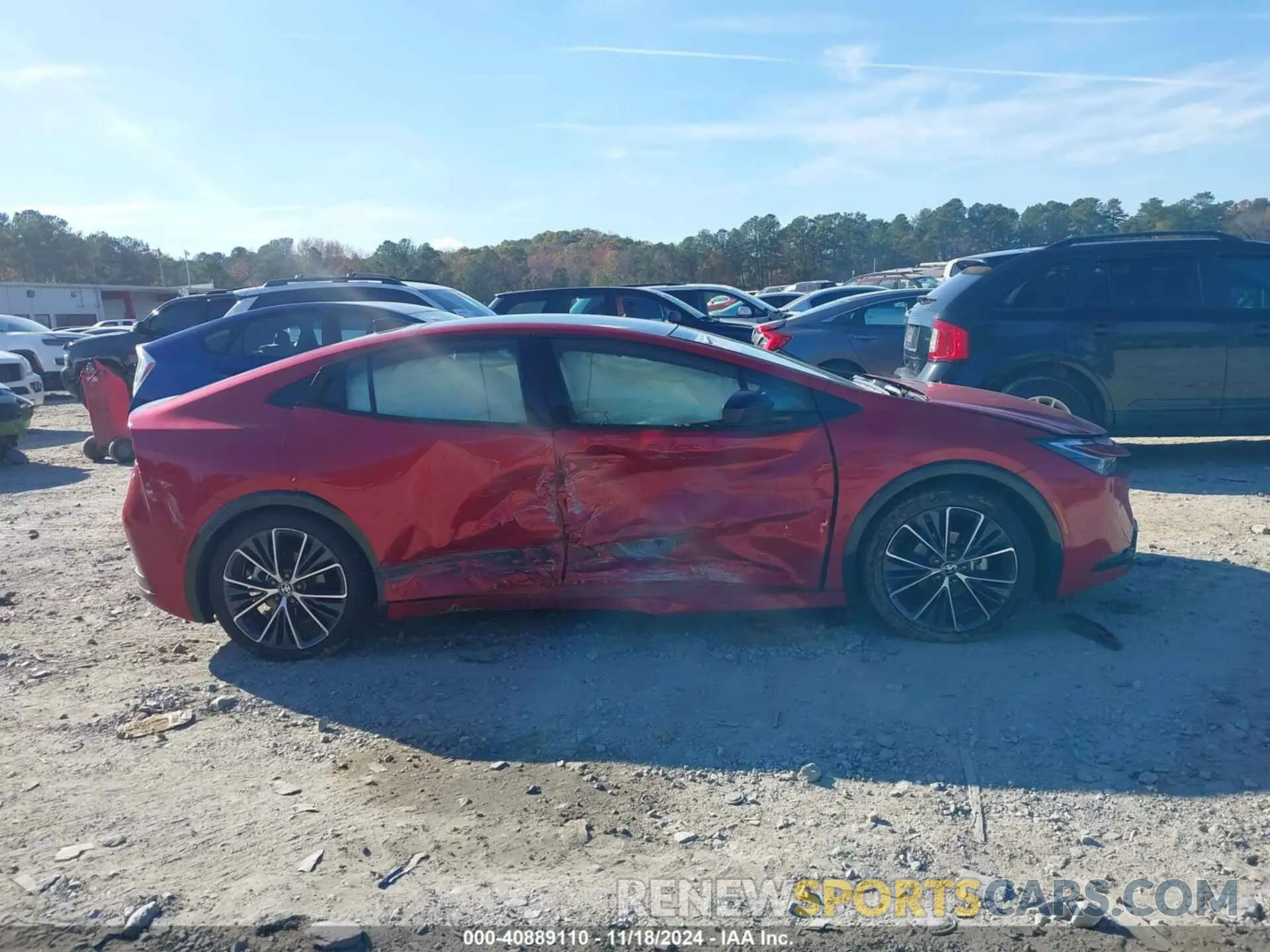 12 Photograph of a damaged car JTDACAAU4P3013801 TOYOTA PRIUS 2023