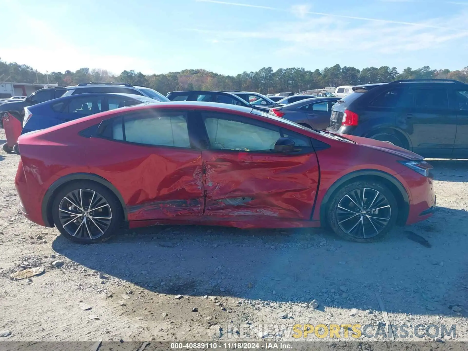 6 Photograph of a damaged car JTDACAAU4P3013801 TOYOTA PRIUS 2023