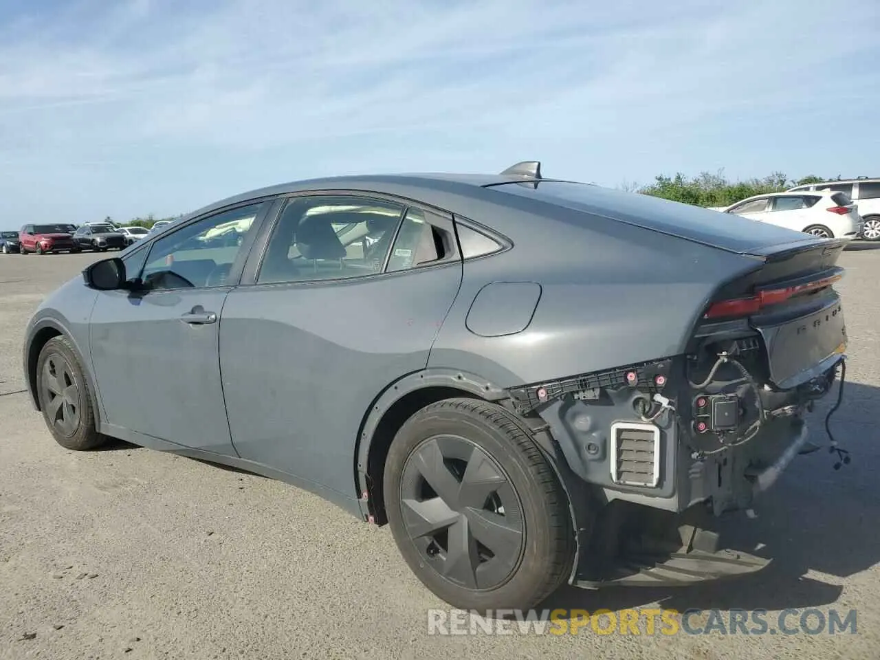 2 Photograph of a damaged car JTDACAAU5P3004928 TOYOTA PRIUS 2023