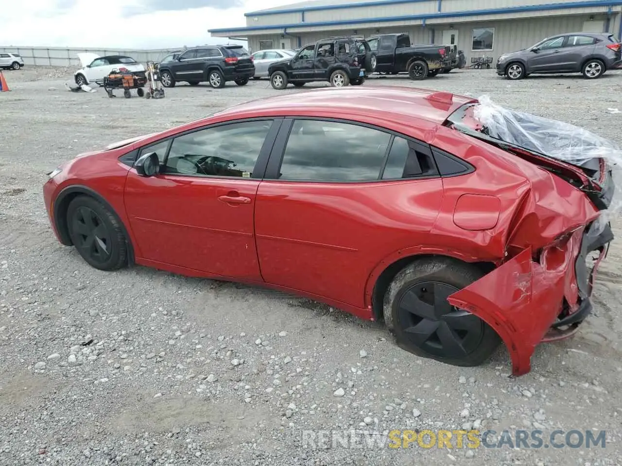 2 Photograph of a damaged car JTDACAAU5P3005545 TOYOTA PRIUS 2023