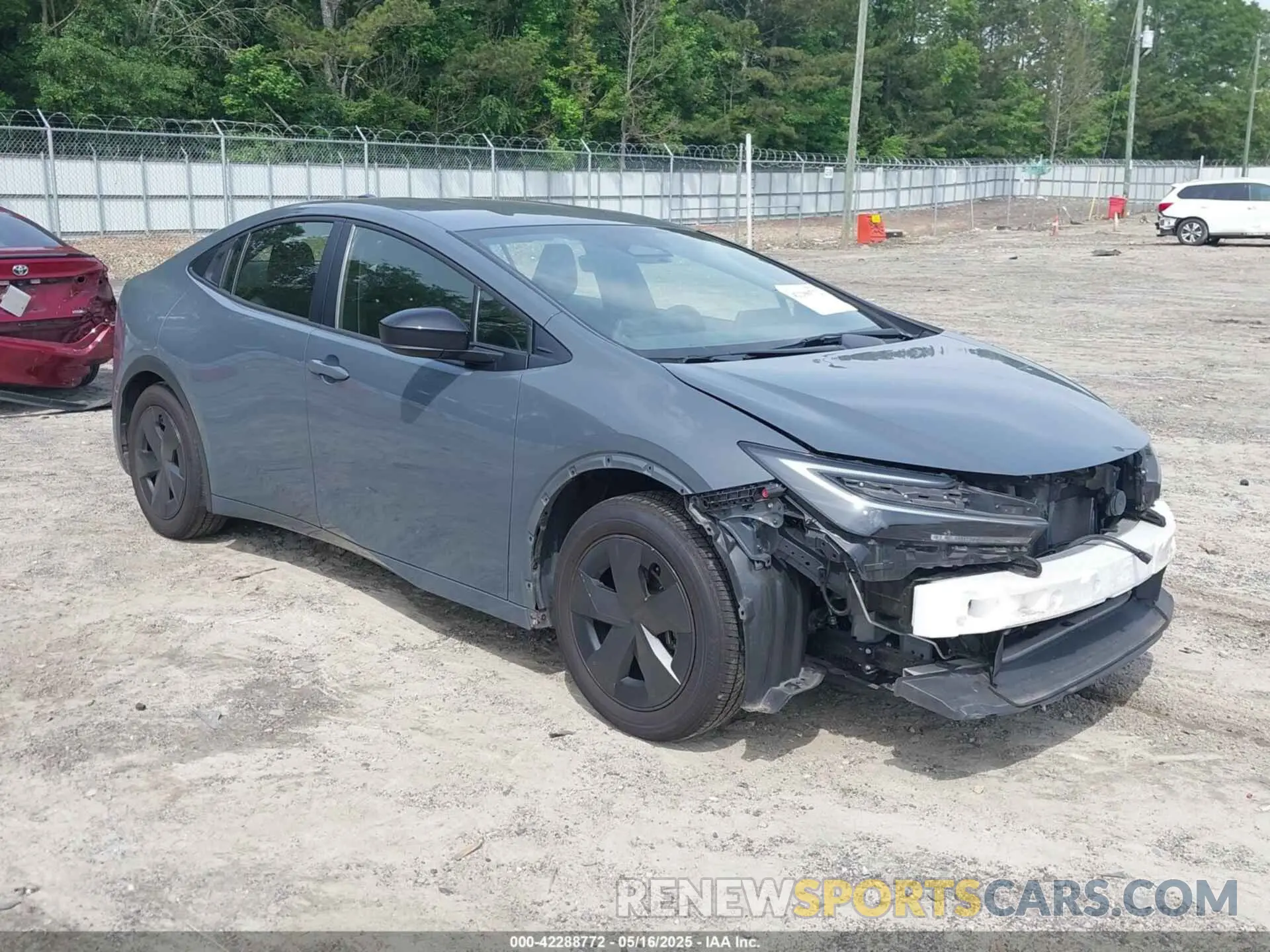 1 Photograph of a damaged car JTDACAAU5P3008431 TOYOTA PRIUS 2023