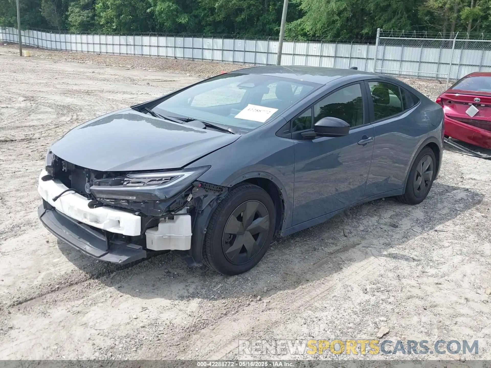 2 Photograph of a damaged car JTDACAAU5P3008431 TOYOTA PRIUS 2023