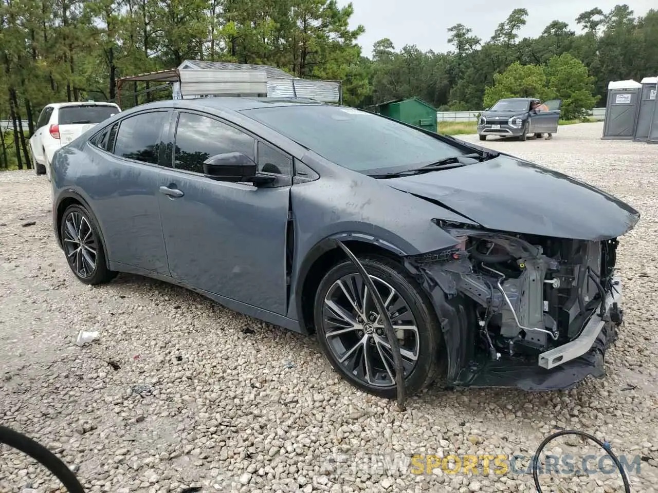 4 Photograph of a damaged car JTDACAAU5P3010745 TOYOTA PRIUS 2023