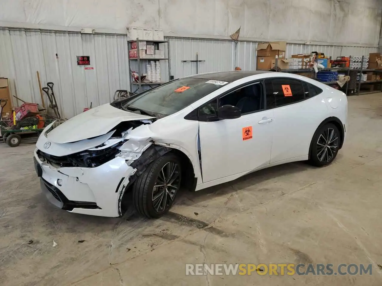 1 Photograph of a damaged car JTDACAAU5P3011118 TOYOTA PRIUS 2023
